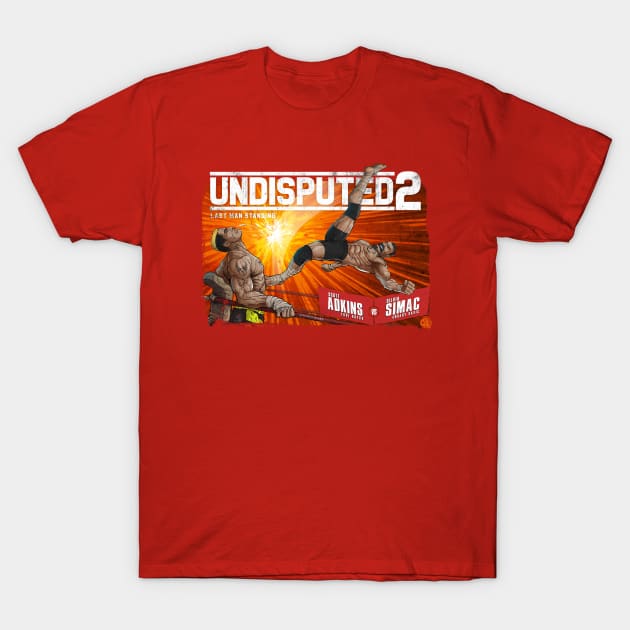 Boyka vs Davic - UNDISPUTED 2 T-Shirt by Crike99Art